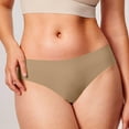 thumbnail image 2 of Dgankt Womens Underwear Fashion Casual Solid Color Seamless Ice Silk Sexy Mid Waist Underwear,Size S-XL, 2 of 6