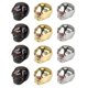 thumbnail image 1 of Volume Knob Guitar Accessories 12Pack Metal Skull Design Potentiometer Caps Golden 2.4x2cm For Electric Guitar Musicians, 1 of 5