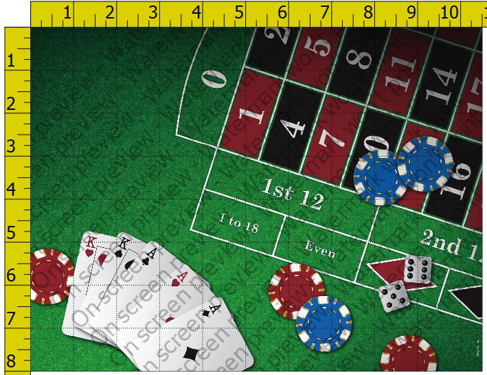 Rapid Roulette Edible Cake Topper Image [DecoSet Background Only] 1/4