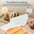 thumbnail image 4 of TINANA Silicone Freezer Tray with Lid 2 Pack, 1 Cup Freezing Food Molds, Make Perfect Soups, Extra Large Ice Cubes for Meal Prep, Sauces, Soups, Stews, Broths, Oven and Dishwasher Safe-Pink, 4 of 7