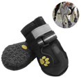 thumbnail image 2 of Zapatos antideslizantes para perros, Protector de patas con cierre de Velcro ajustable y reflectante, paquete de 4 para perros medianos y grandes para el verano, 2 of 5