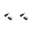 thumbnail image 4 of Seitruly Tapón antipolvo, cubierta USB tipo C portátil, puerto de de auriculares antipolvo, accesorios flexibles impermeables para Negro PC 1 2piezas, 4 of 6