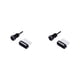thumbnail image 2 of Seitruly 2PCS / Set Reemplazo de enchufe de polvo para Tipo-C Puerto de carga Conector de auriculares Kit de enchufe de polvo USB Negro PC 1 2piezas, 2 of 5