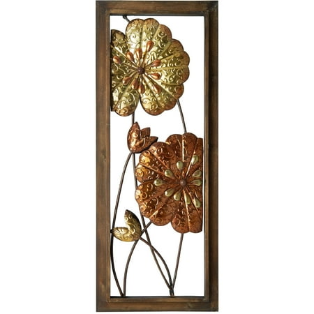 Elements  Metal Floral Wall  Decor  Walmart com