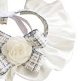 thumbnail image 3 of CSChome Pet Collar Saliva Towel Exquisite Three-Dimensional Flowers Ruffled Edge Dog Bowknot Neck Scarf Photoshoot, 3 of 7