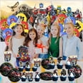 thumbnail image 4 of rise of the beast Birthday Cups Party Supplies Decor Backdrop Plates Fans Decorations Banner, 4 of 7