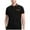 Dark Blue, variant on hoksml Men Golf Polos Shirt Solid-Color Collared Polos Shirt Button Pocket Colour Blocking Short Sleeve Top Casual Loose Turndown Collar Blouse Shirt Elastic Cuffs