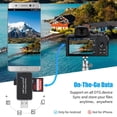 thumbnail image 3 of SD Card Reader, USB 3.0 Type C High Speed to SD/TF Card Adapter for iPhone 17/16/15 Pro Max Memory Card Reader with SD MicroSD USB 3 Port for Mac/iPad/MacBook Pro/Air Android Phone Tablet(White), 3 of 8