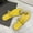 Yellow, variant on AOOCHASLIY Sandals Sandals for Women Flat,Sweet Cute Pearls Sandals Clip Toe Flip Flops Casual Flat Slippers Beach Shoes