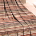 thumbnail image 3 of Brown Geometric Striped Pattern Blanket,Comfortable Soft Lamb Wool Throw Blanket,All Season,Warm Lightweight Blankets for Sofa Bed Couch Living Room Chair,40"x50", 3 of 4