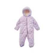 Kensie girls Star Foil Print Pram, 6/9M, Purple