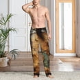 thumbnail image 2 of Balery Antique Map Adventure Scene Pantalones de pijama para hombre, pijama ultraligero, pantalón de descanso-X-Large, 2 of 6