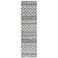 thumbnail image 3 of SAFAVIEH Arizona Teagan Geometric Shag Area Rug, Ivory/Black, 11' x 15', 3 of 5