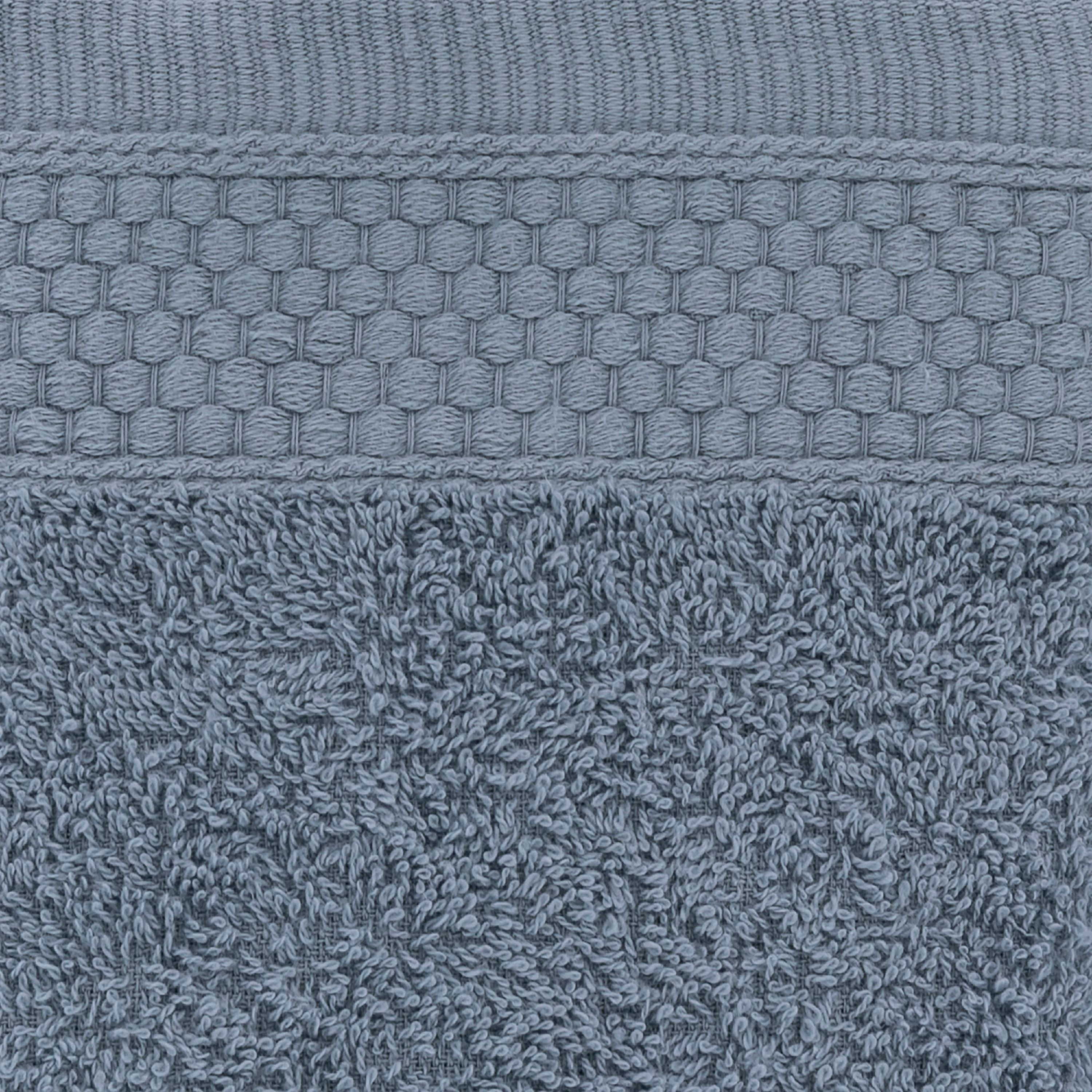Baltic Linen 24 Piece Cotton Bath Towel Set, Blue Haze