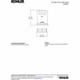 thumbnail image 2 of Kohler K-9111-2BZ Air Gap Cover with Collar, Oil Rubbed Bronze, 2 of 2