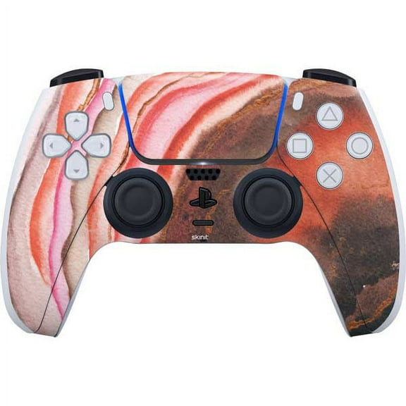Skinit Geode Orange Watercolor Geode PS5 Controller Skin