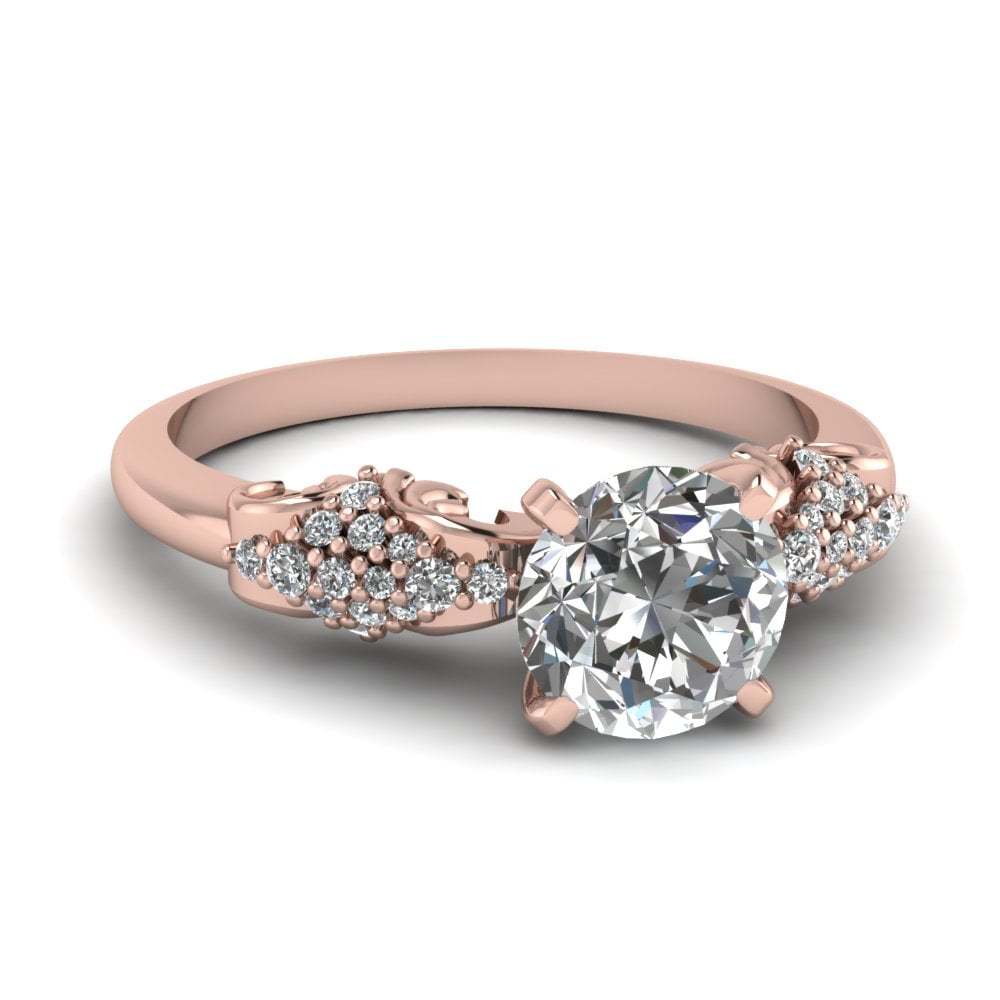Fascinating Diamonds Affordable Engagement Rings For Women Round