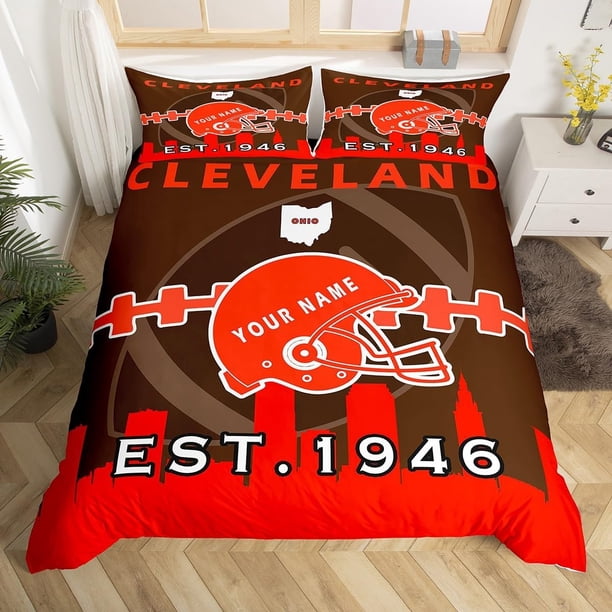 Funda nórdica doble para jóvenes,Juego de cama de fútbol americano para chicos Amantes del fútbol americano
