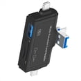 thumbnail image 4 of Adaptador OTG USB 2.0, Lector de Tarjetas SD, USB C, Lector de Tarjetas TF/Micro-SD, Adaptador de Lector de Unidad Flash OTG Iluminado., 4 of 6