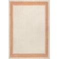thumbnail image 2 of JONATHAN Y SANTA MONICA 3 x 5 Area Rug, Lucia Diamond Border - Cream/Orange, SMB207F-3, 2 of 8