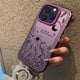 thumbnail image 3 of Funda de teléfono con IMD de plata galvanizada con estrella y luna fresca para iPhone 15, 16 Pro Max, 14, 13, 12, 11 Pro, XR, XS, 7, 8 Plus, carcasa trasera a prueba de golpes, 3 of 5