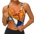 thumbnail image 4 of Lsque Sml Jeffy Printed Women'S Sports Bra, Compression, Moisture Wicking, High-Impact Sports Bra For Women,Supportive sports bra-X-Large, 4 of 9