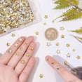 thumbnail image 5 of 1box 2915 Pcs Iron on Gold Star Aluminum Hotfix Iron on Star Studs Flat Back Star Studs 6/8/10mm Flatback Glue on Studs for Clothing DIY Accessory, 5 of 7