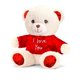 thumbnail image 1 of Keel Toys - Oso de Peluche I Love You Día de San Valentín (Crema), 1 of 2