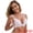 Light Pink, variant on Lace Trim Nursing Bra Deep V Crossover Adjustable Straps M Black