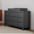 thumbnail image 4 of Storkcraft Alpine 6 Drawer Nursery Double Dresser, Gray, 4 of 9