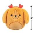thumbnail image 2 of Squishmallows FuzzAMallow Official 8 inch Finley the Caramel Brown Irish Setter - Child's Ultra Soft Plush Toy, 2 of 5