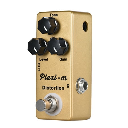 MOSKY Plexi-m Electric Guitar Distortion Effect Pedal Full Metal Shell True (Best Hard Rock Distortion Pedal)