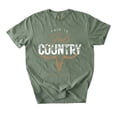 thumbnail image 2 of Gods Country Christian Shirt, Faith Based Country Tshirt, Religious Gift, Christian Western Tee, Bible Faith Shirt, 2 of 4