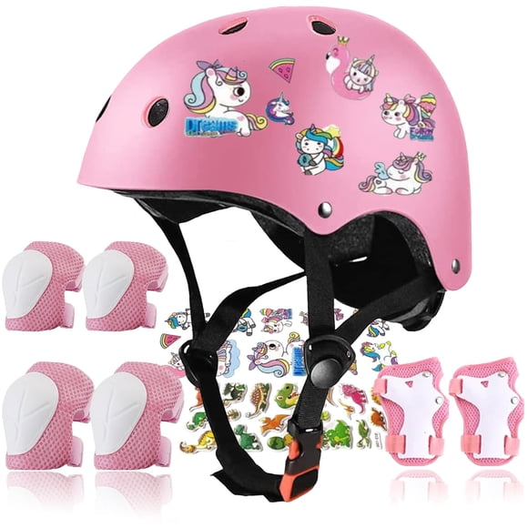 Casco de bicicleta FOOKCIAN para niños de 2 a 14 años con almohadillas y protectores