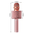 thumbnail image 4 of Micrófono Bluetooth V5.0 Micrófono inalámbrico recargable Micrófono de mano portátil para karaoke, oro rosa Inevent EL001174-01B, 4 of 7