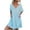 Blue, variant on Bigersell Womens Summer Dressesbodycon Dress Fashion Women Summer Pockets V-Neck Solid Loose Short Sleeve Mini Dress Renaissance Dress Female Regular Mini Dresses, Style 19220, Beige L