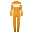 thumbnail image 5 of YUGYXL Sweatsuits Women 2 Piece Outfit Lounge Travel Outfits Casual Jogger Sets Plus Size Sweat Suits Comfy Fall Sets Orange XXXXL, 5 of 5