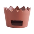 thumbnail image 4 of Calentador de tetera redondo, base calentadora de café para té, café, tazas, hogar, tetera de vidrio , Marrón Estilo A BLESIY Calentador de tetera con vela, 4 of 8