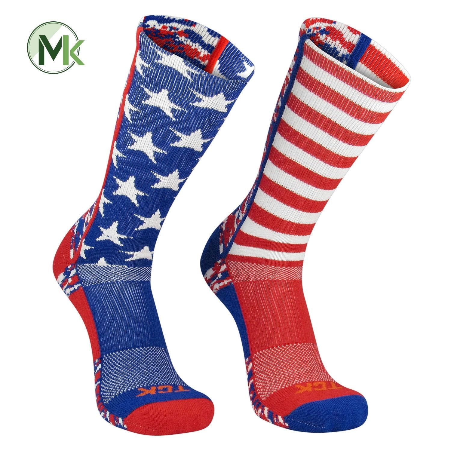 Chaussettes De Football TCK Digital Camo Elite - Bleu Marine/or - Montantes - Taille S