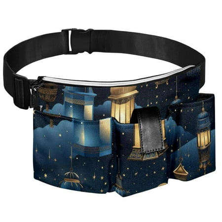 

Gardening Tools Belt Bags Adjustable Waist Bag Hanging Pouch Portable Dogs Walking Bag Retro Lantern