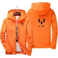 thumbnail image 3 of 2024 nueva primavera otoño hombres Messi signo impresión al aire libre Camping hombres cremallera Sudadera con capucha impermeable hombres deportes protector solar chaqueta grande, 3 of 5