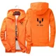 thumbnail image 3 of 2024 nueva primavera otoño hombres Messi signo impresión al aire libre Camping hombres cremallera Sudadera con capucha impermeable hombres deportes protector solar chaqueta grande, 3 of 5