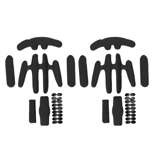 Reemplazo de esponja para cascos de bicicleta, 2 juegos de acolchado para cascos, forro de casco, almohadilla de esponja, forro para casco de bicicleta, características de vanguardia