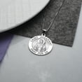 thumbnail image 5 of Picturesongold.Com Saint Josaphat Religious Medal Necklace Pendants Adult-2/3 in Dime 14K White Gold, 5 of 8