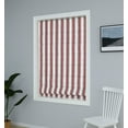 thumbnail image 5 of Everyday Celebration Yarn Dyed Roman Shades Blind, Vertical Stripe Room Darkening Window Shades, 5 of 7