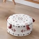 thumbnail image 4 of Cubierta de puf sin relleno de bricoje, cubierta de reposapiés para decoración de estar del mitorio del salón , ROJO Gloria Funda Puf, 4 of 8