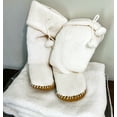 thumbnail image 5 of Throw Blanket and Booties Gift Set White Glitter Faux Sherpa  ~ One Size, 5 of 6