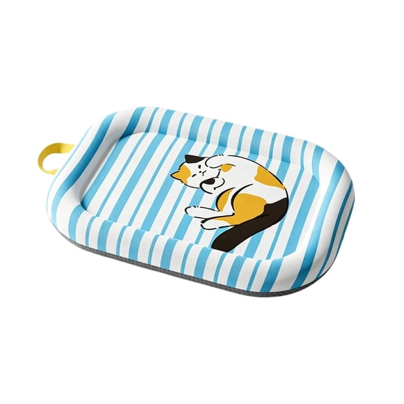SIfdSeng Mon Tapis Glacé pour le Confort et la Prévention des Blessures Tapis Portable pour Chats Couche de Gel pour Temps Chaud Facile à Laver Idéal pour une Utilisation Intérieure Extérieure