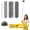 A Gray, variant on Microfiber Duster 5-in-1 Kit, Dusters for Cleaning, Duster with Extension Pole 100 Inches, Cobweb Duster, Microfiber Dusters for High Ceilings and Fans, Blinds, and Furniture