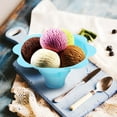 thumbnail image 3 of 100 Pcs Snow Cone Ice Cream Bowls Disposable Yogurt Cup Flower Drip Cone Ice Cream Cup, 3 of 6